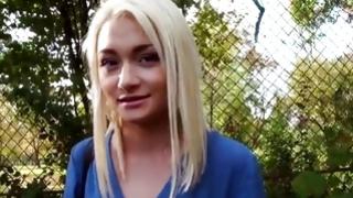 Natural blonde naughty doxy gets bullions for act of love