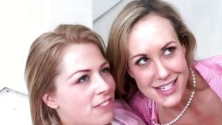 Charming willingly goddesses are begging their male to have action of relish