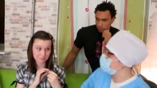 Gyno doctor came to check out her virgin snatch