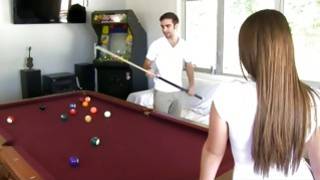 Lovely bitch is getting pounded and penetrated deep from behind